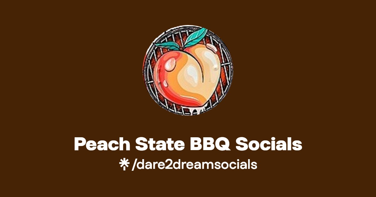 Peach State BBQ Socials Twitter, Instagram, Facebook Linktree