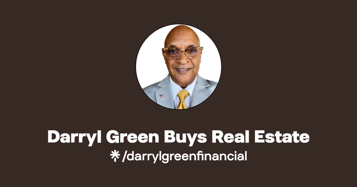 Darryl Green Buys Real Estate Instagram, Facebook, TikTok Linktree