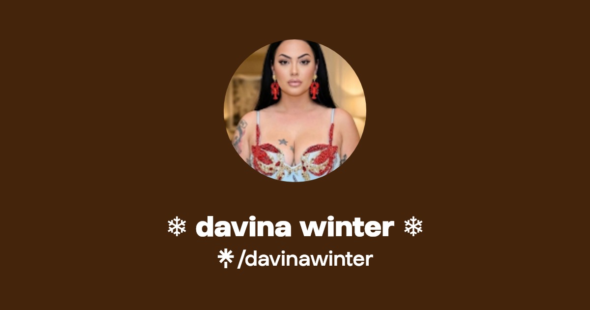 ️ davina winter ️ | Instagram, TikTok | Linktree