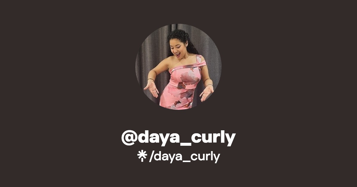 daya_curly | Instagram, TikTok | Linktree