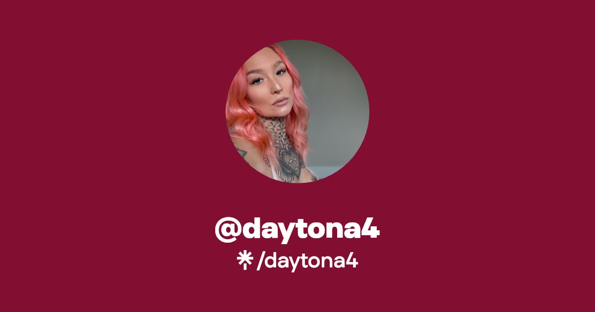 daytona4 - Find @daytona4 Onlyfans - Linktree