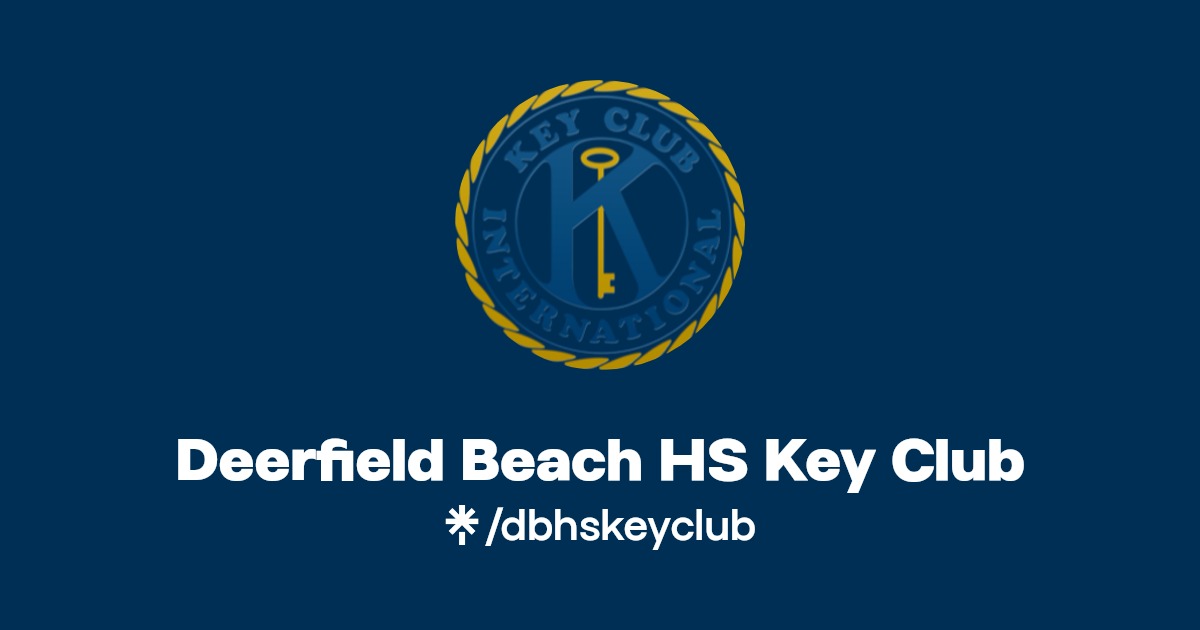 Deerfield Beach HS Key Club Instagram Linktree
