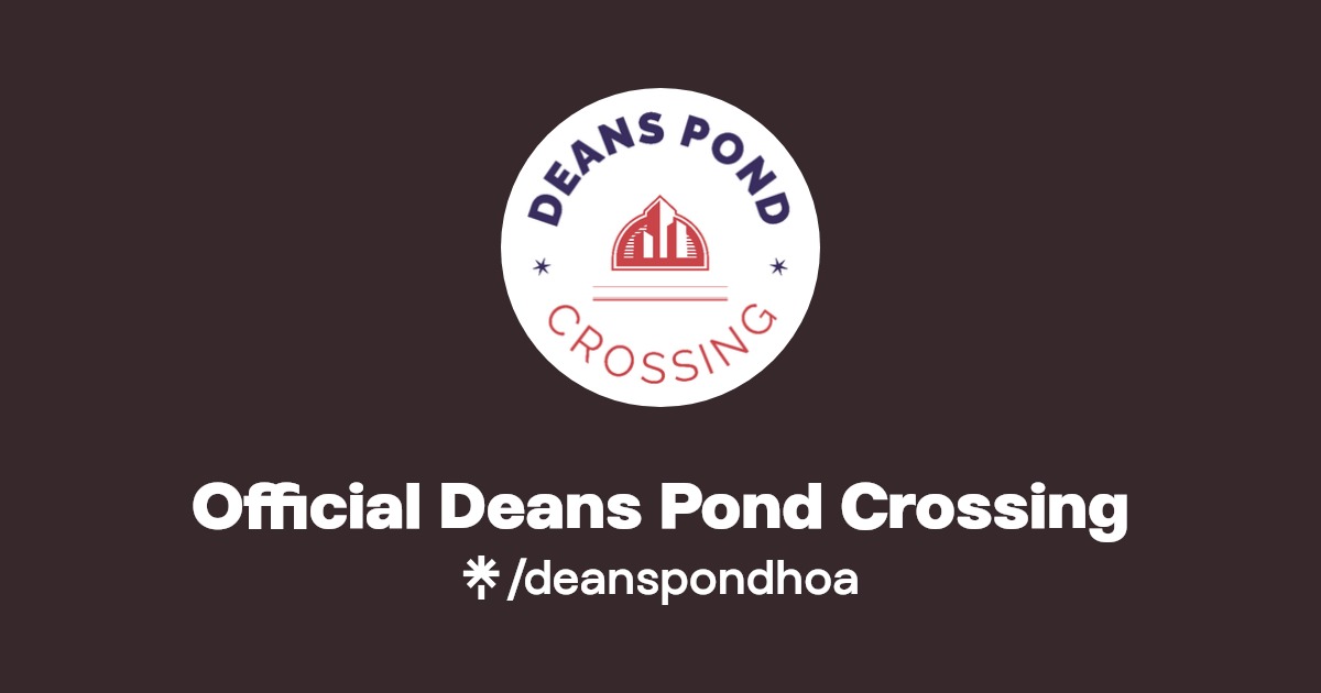 Official Deans Pond Crossing Linktree