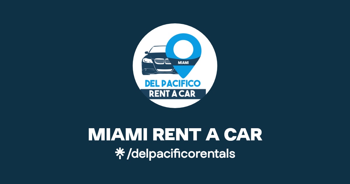 MIAMI RENT A CAR Instagram, TikTok Linktree