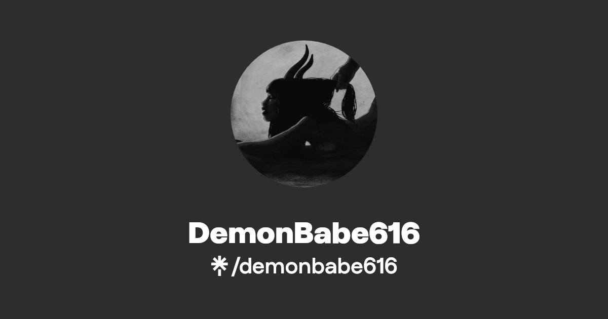 DemonBabe616 - Find DemonBabe616 Onlyfans - Linktree