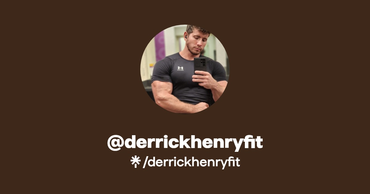 derrickhenryfit | Twitter, Instagram | Linktree