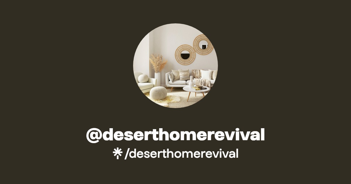 deserthomerevival Instagram Linktree