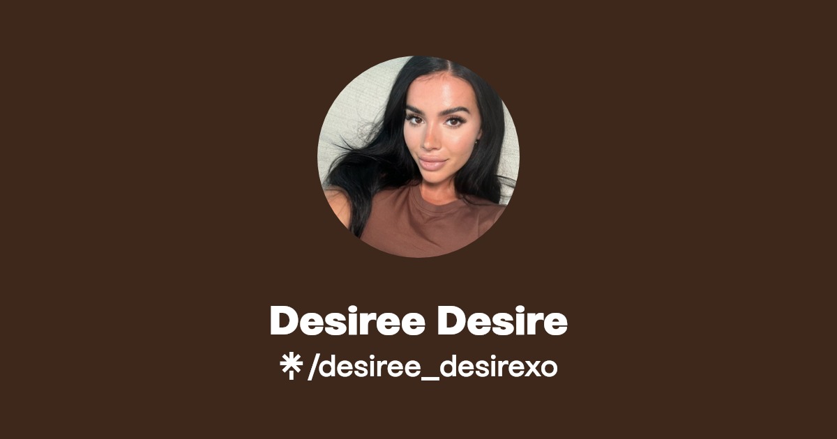 Desiree Desire - Find Desiree Desire Onlyfans - Linktree