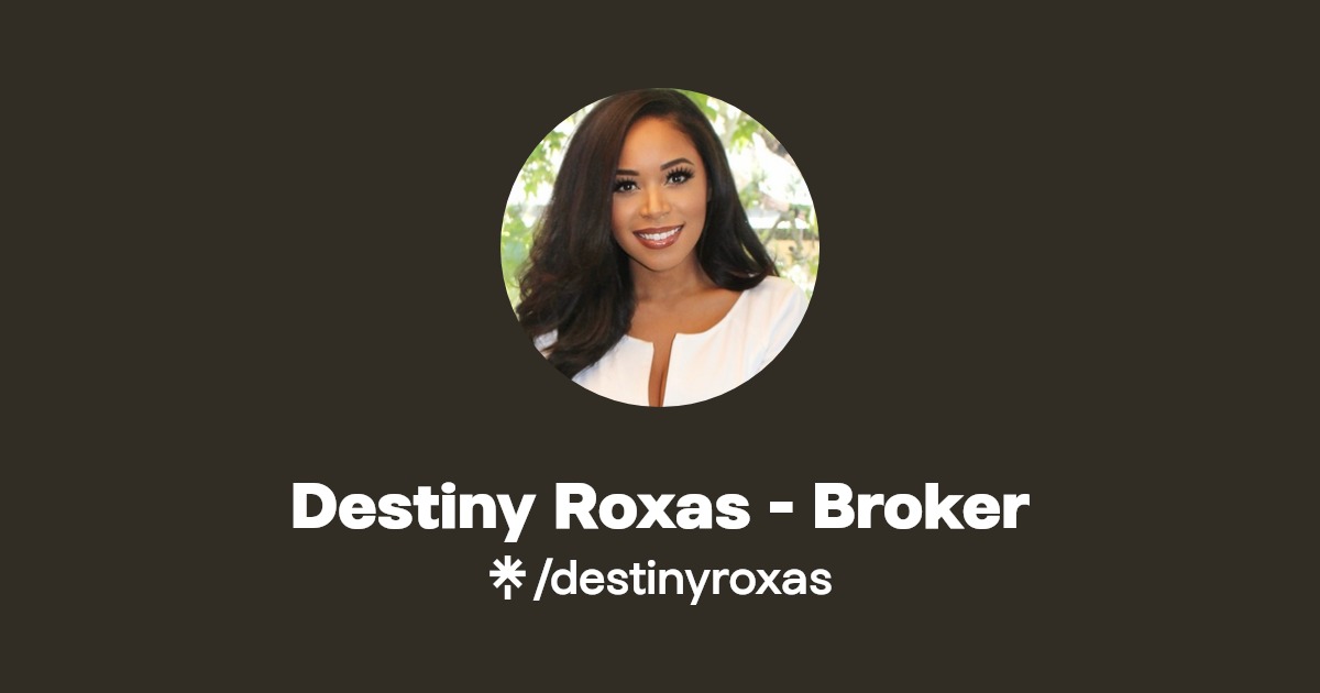 Destiny Roxas REALTOR® Instagram, Facebook Linktree