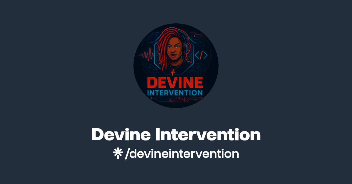 Devine Intervention Instagram, Facebook, TikTok Linktree