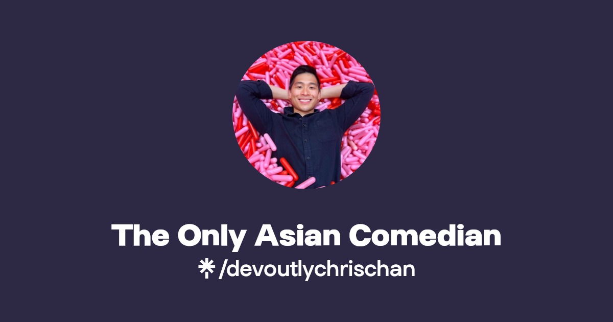 The Only Asian Comedian Instagram, TikTok Linktree