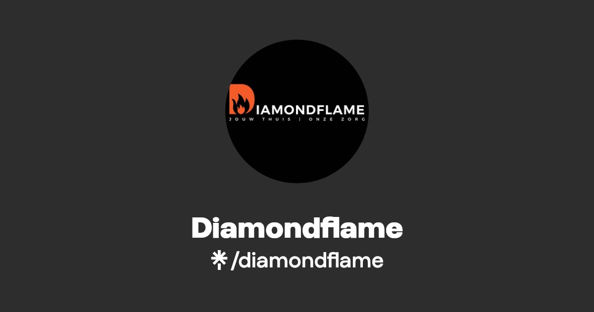 Diamondflame Instagram, Facebook, TikTok Linktree