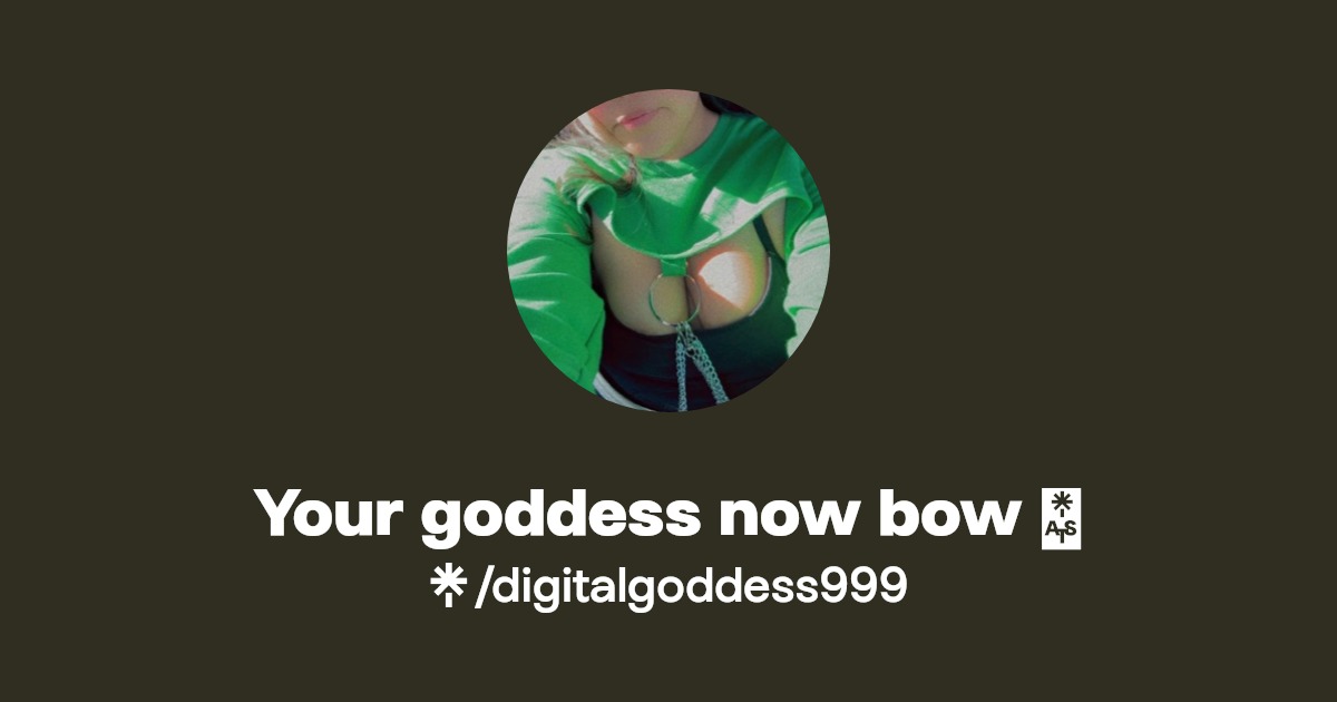 Your goddess now bow 🥹 - Find Your goddess now bow 🥹 Onlyfans - Linktree