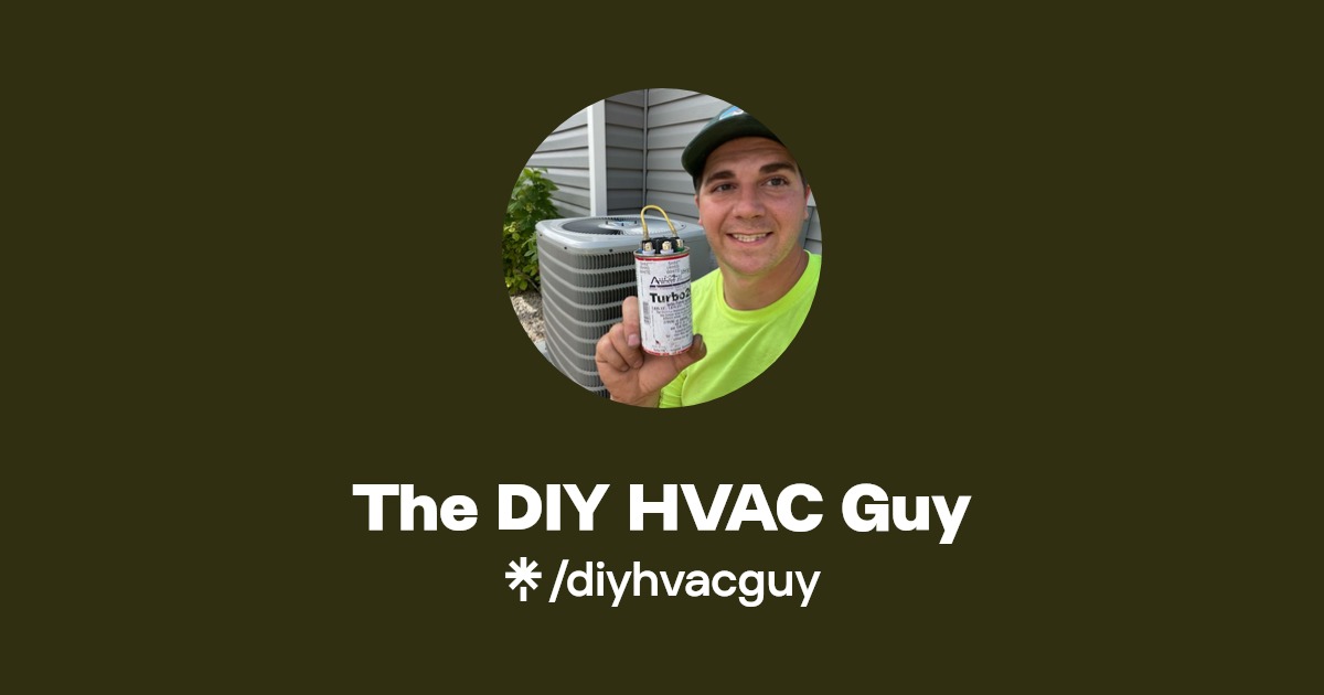 The DIY HVAC Guy Instagram Linktree