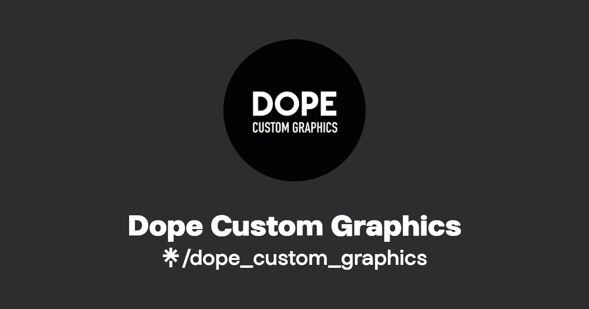 Dope Custom Graphics Instagram, TikTok Linktree(04)