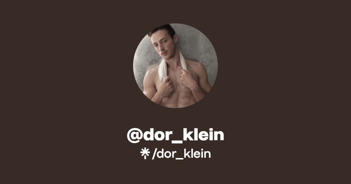 dor_klein - Find @dor_klein Onlyfans - Linktree