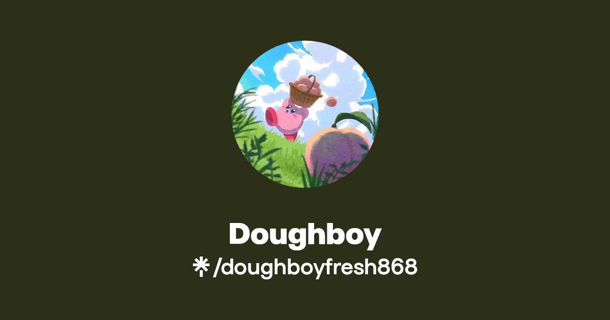 Doughboy Instagram, TikTok, Twitch Linktree