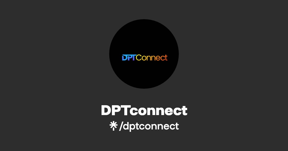 DPTconnect Twitter, Facebook Linktree