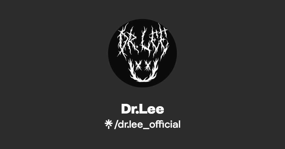 Dr.Lee Instagram, Facebook, TikTok Linktree