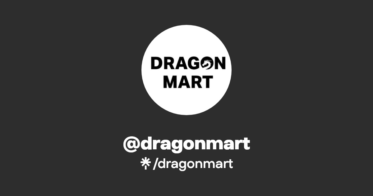 dragonmart Instagram Linktree