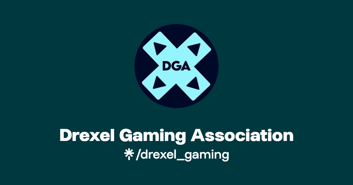 Drexel Gaming Association Twitter, Instagram, Twitch Linktree