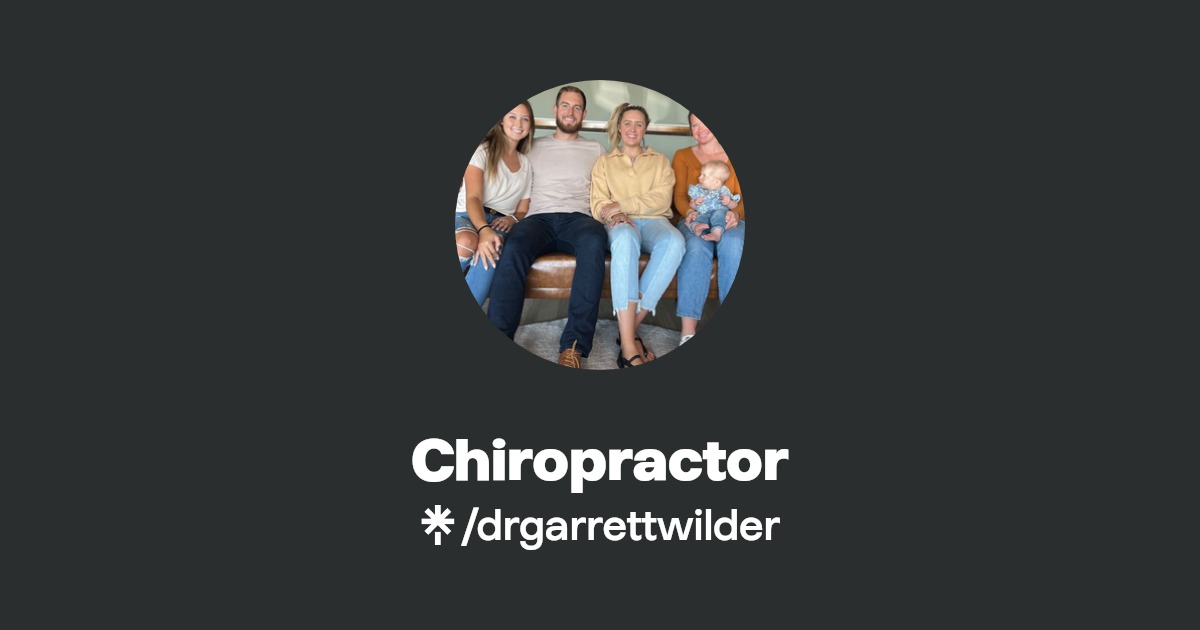 Chiropractor TikTok Linktree