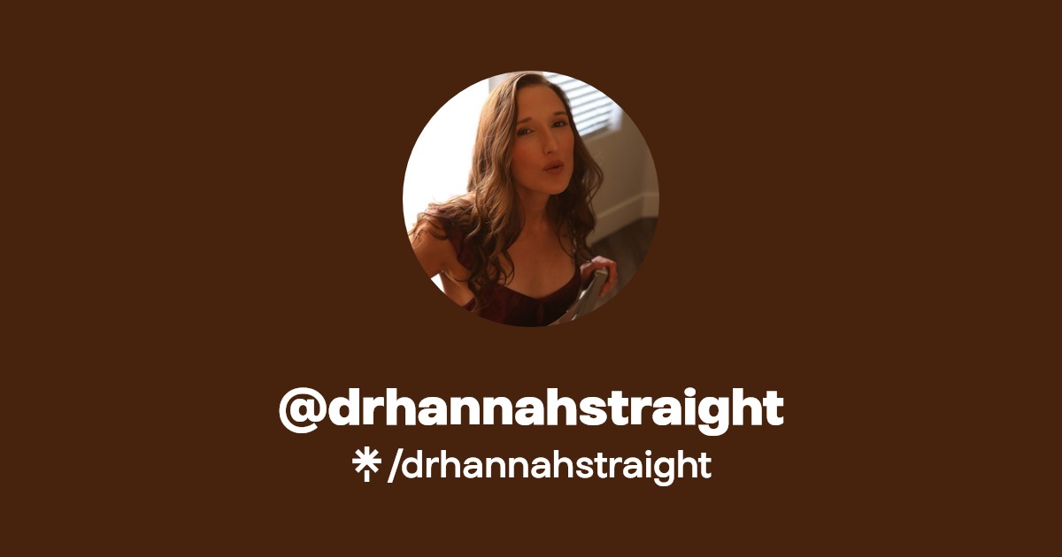 drhannahstraight - Find @drhannahstraight Onlyfans - Linktree