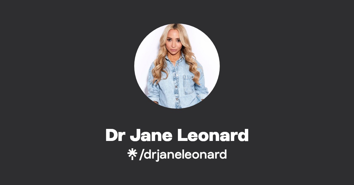 Dr Jane Leonard Listen on Spotify Linktree
