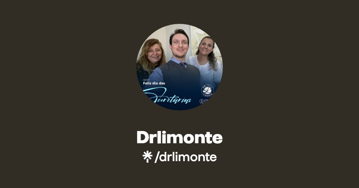 Drlimonte Instagram, Facebook Linktree
