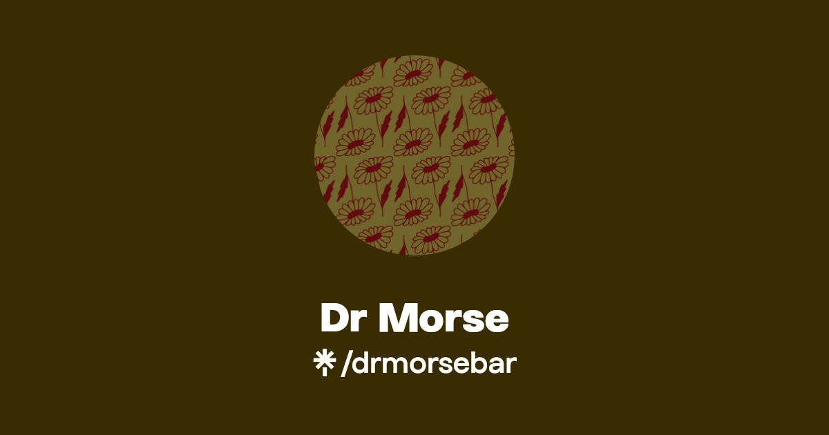 Dr Morse Instagram, Facebook Linktree
