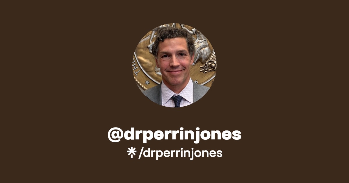 drperrinjones Instagram, Facebook Linktree