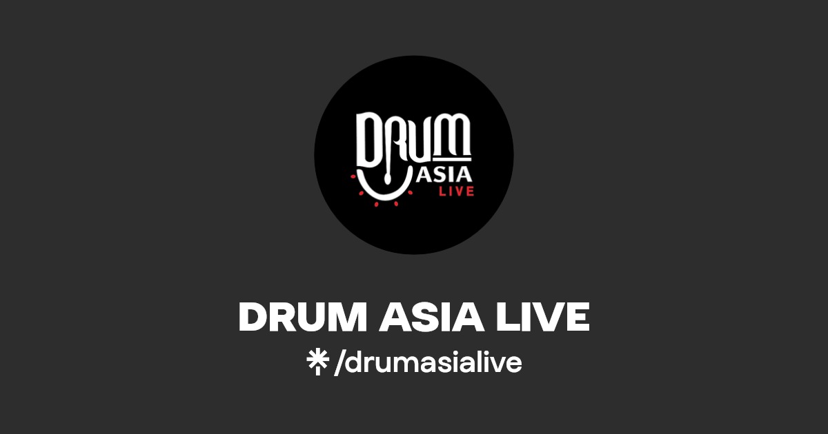 DRUM ASIA LIVE Instagram Linktree