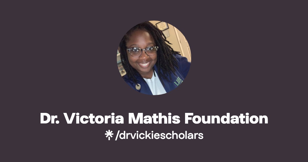 Dr. Victoria Mathis Foundation Instagram, Facebook Linktree