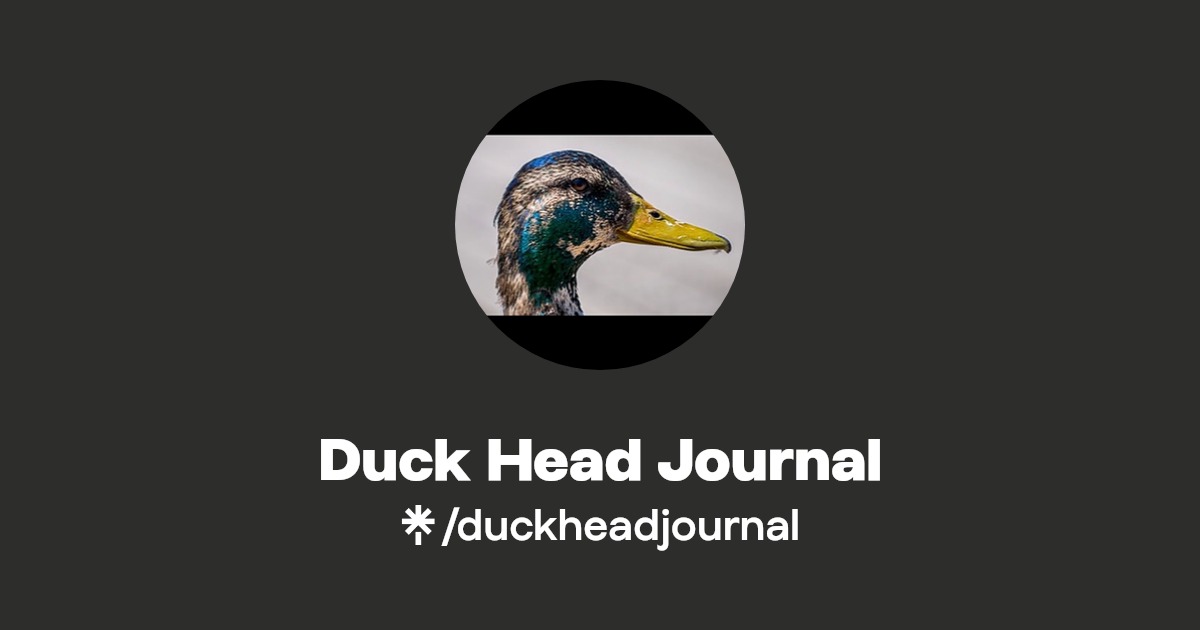 Duck Head Journal Linktree