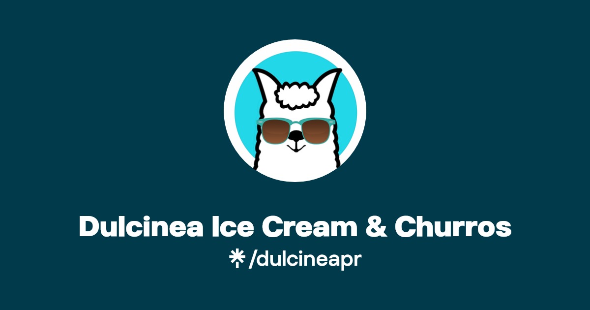 Dulcinea Ice Cream & Churros Instagram, Facebook Linktree