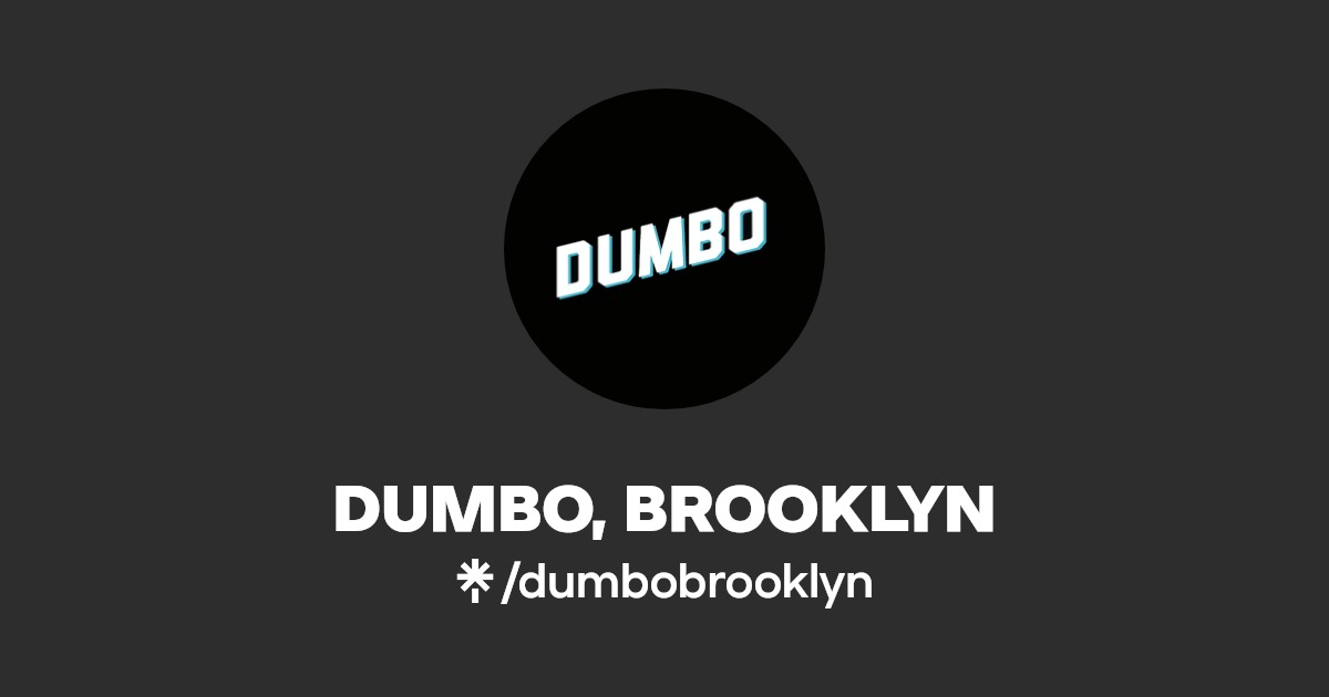 DUMBO, BROOKLYN Instagram, Facebook Linktree