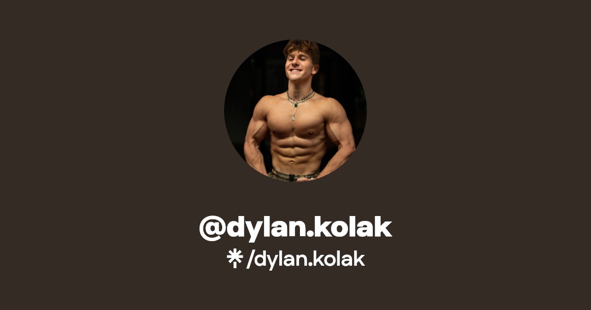 dylan.kolak | Instagram, TikTok | Linktree