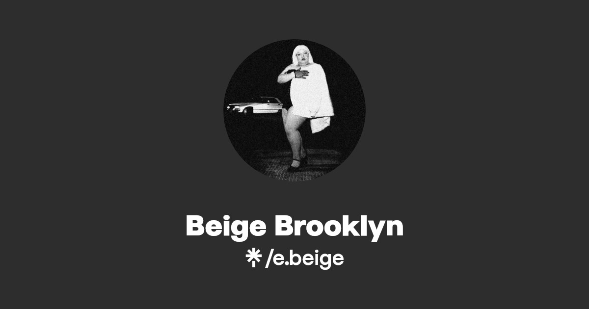 Beige Brooklyn TikTok Linktree