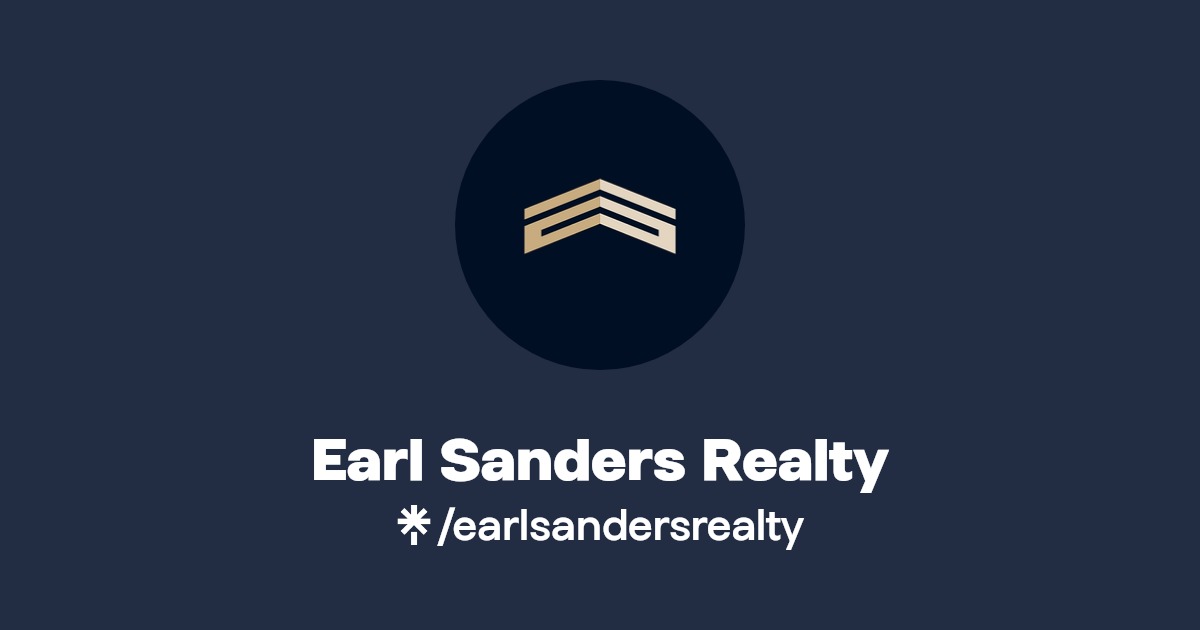 Earl Sanders Realty Instagram, Facebook Linktree