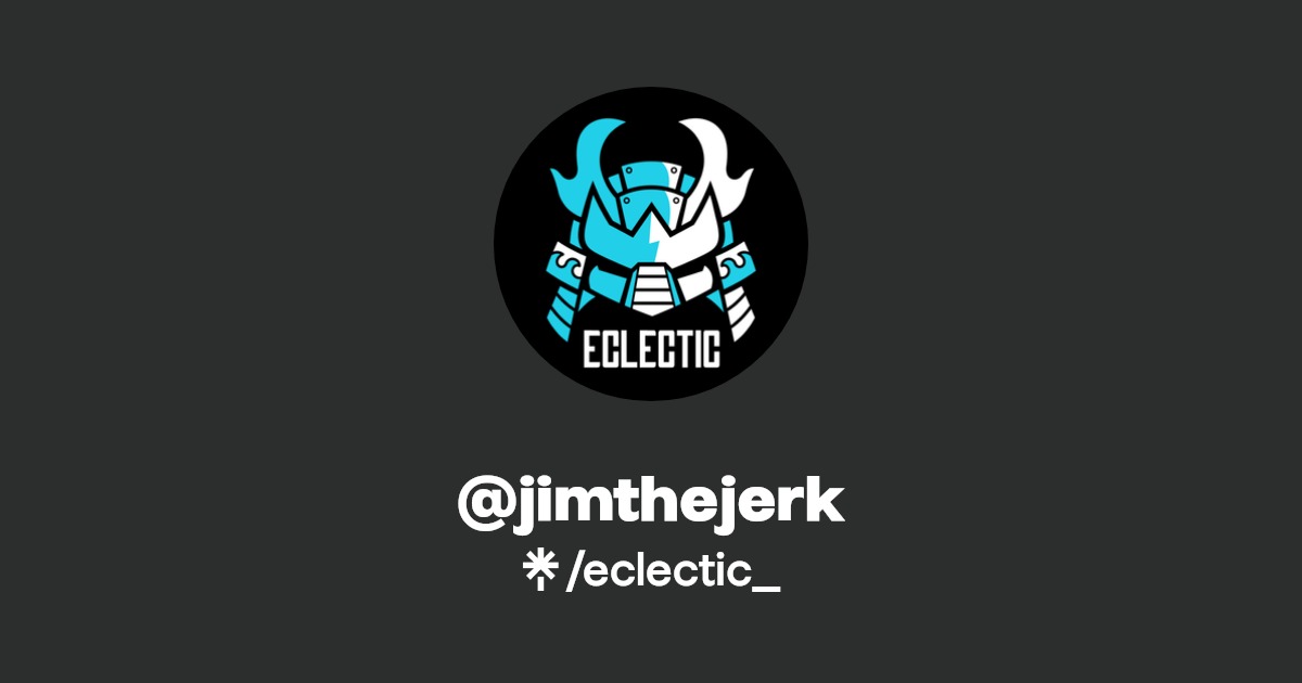 eclectic_ Twitter, Instagram, Twitch Linktree