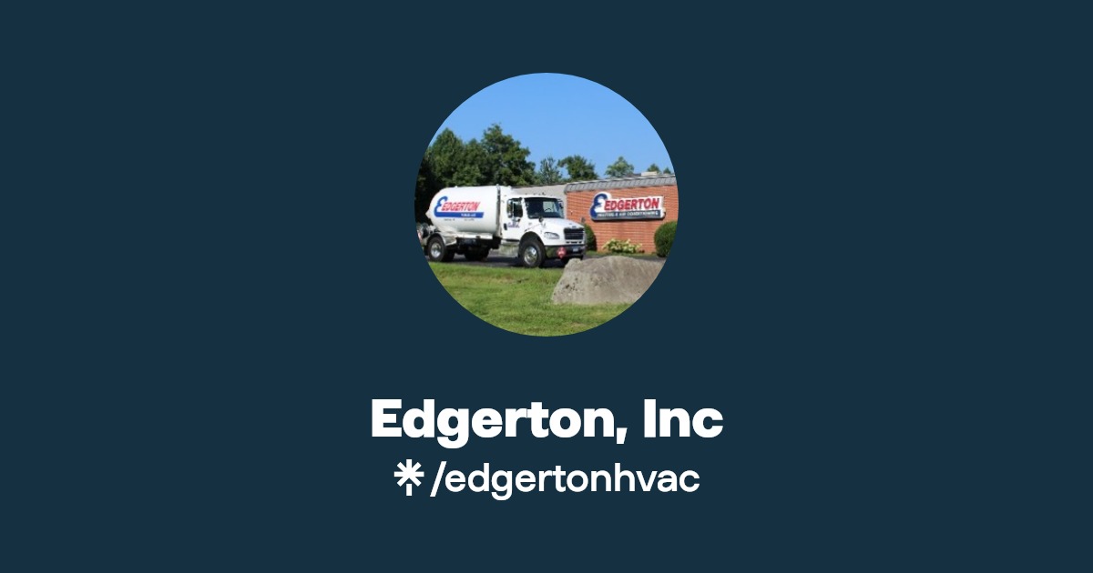 Edgerton, Inc Instagram, Facebook Linktree