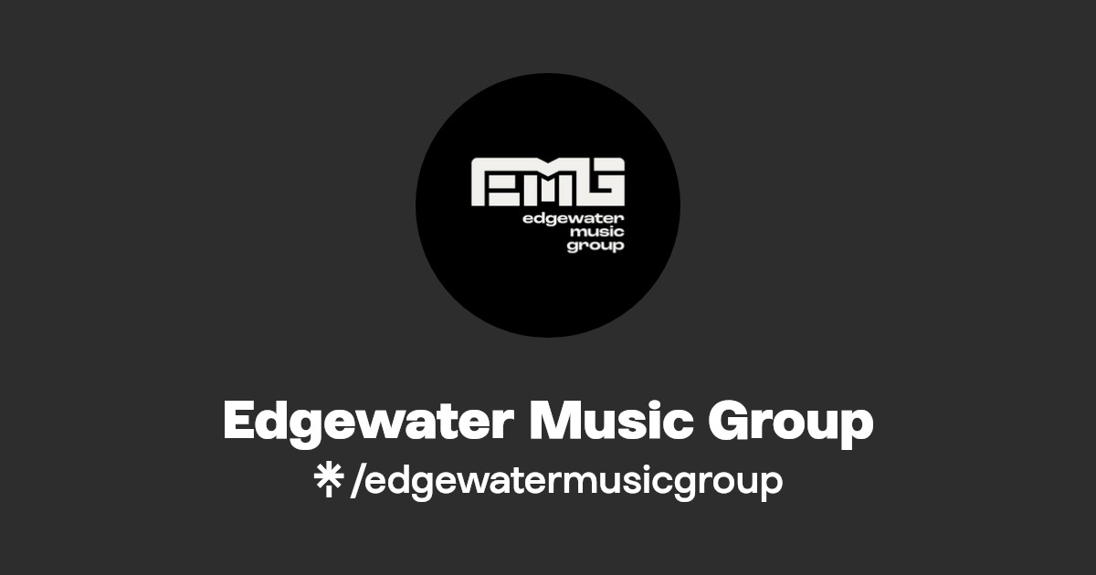 Edgewater Music Group Listen on Spotify Linktree