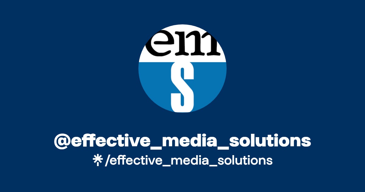 effective_media_solutions Instagram, Facebook Linktree