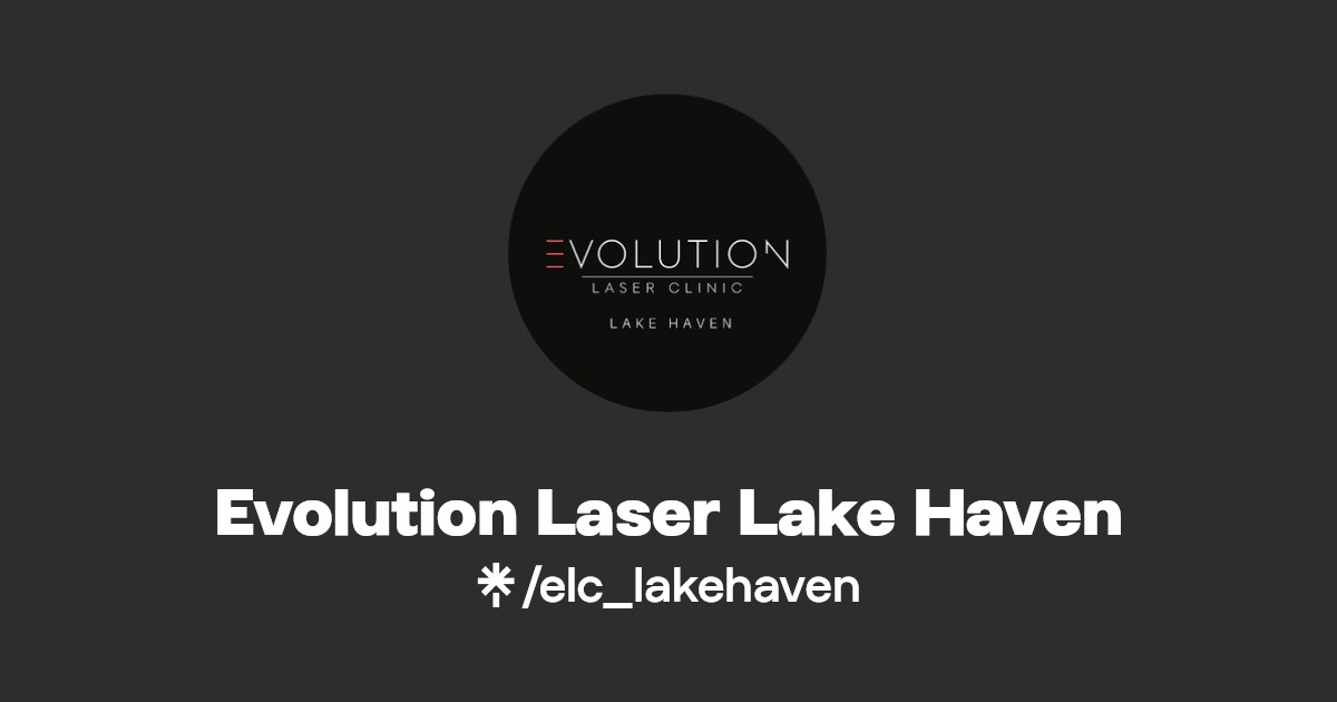 Evolution Laser Lake Haven Instagram, Facebook Linktree