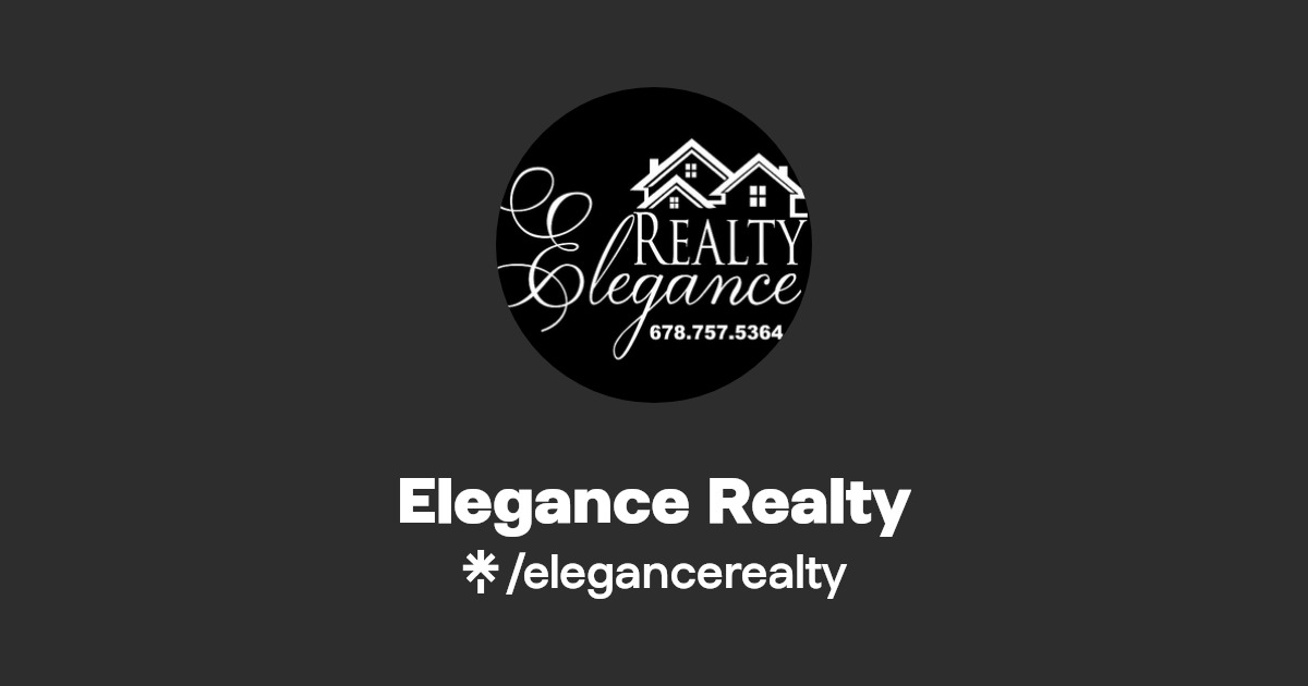 Elegance Realty Twitter, Instagram, Facebook, TikTok Linktree