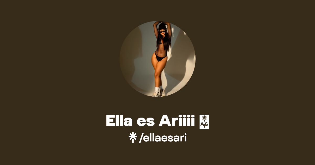 Ella es Ariiii 🌸 | Instagram, TikTok | Linktree