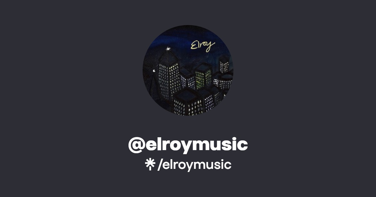 elroymusic Instagram, Facebook, TikTok Linktree