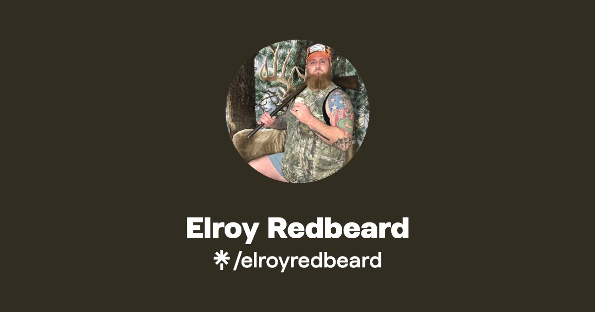 Elroy Redbeard Instagram, Facebook, TikTok Linktree