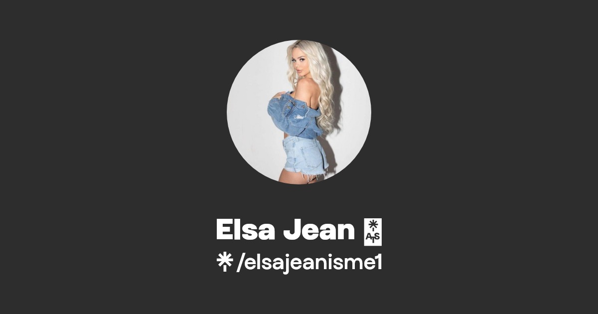 Elsa Jean 💙 - Find Elsa Jean 💙 Onlyfans - Linktree