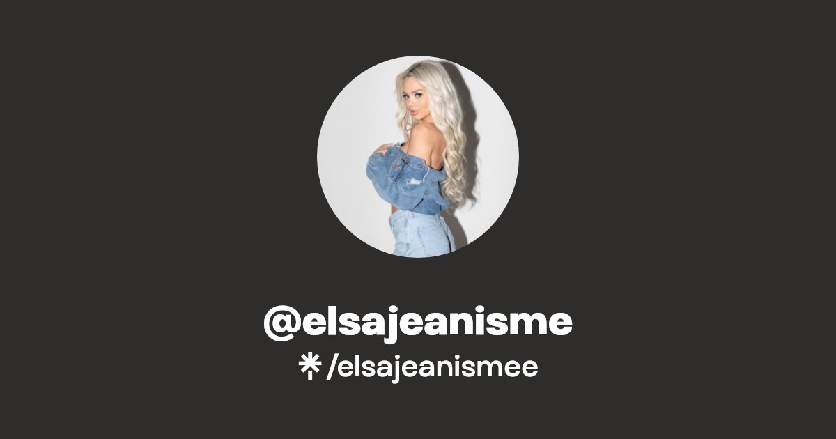 @elsajeanisme - Find @elsajeanisme Onlyfans - Linktree